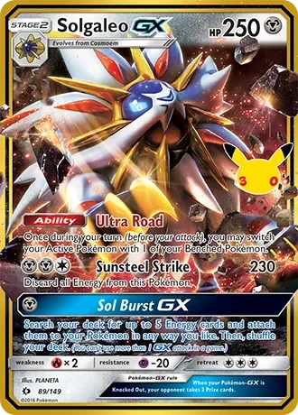 Solgaleo GX — 30th Classic Collection