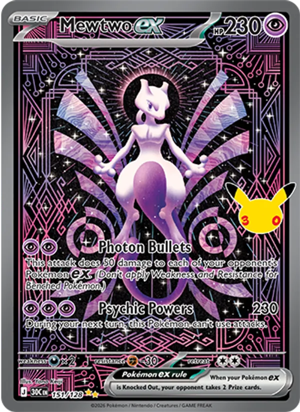 Mewtwo ex — 30th Celebration