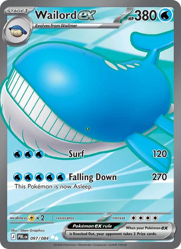 Wailord ex — Pitch Black